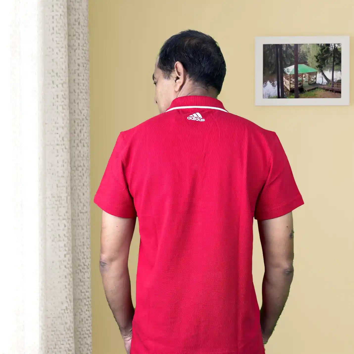 Legacy IIMC x Adidas Striped Collar Polo T-shirts