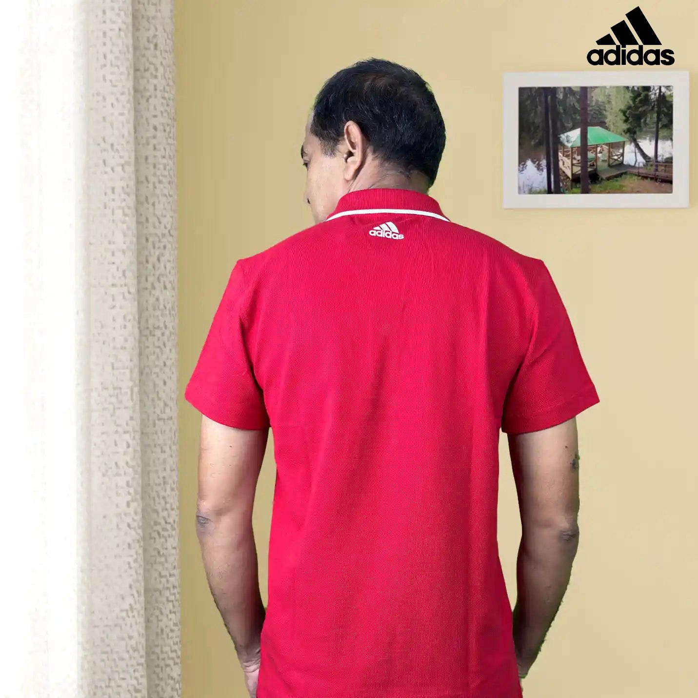 Legacy IIMC x Adidas Striped Collar Polo T-shirts