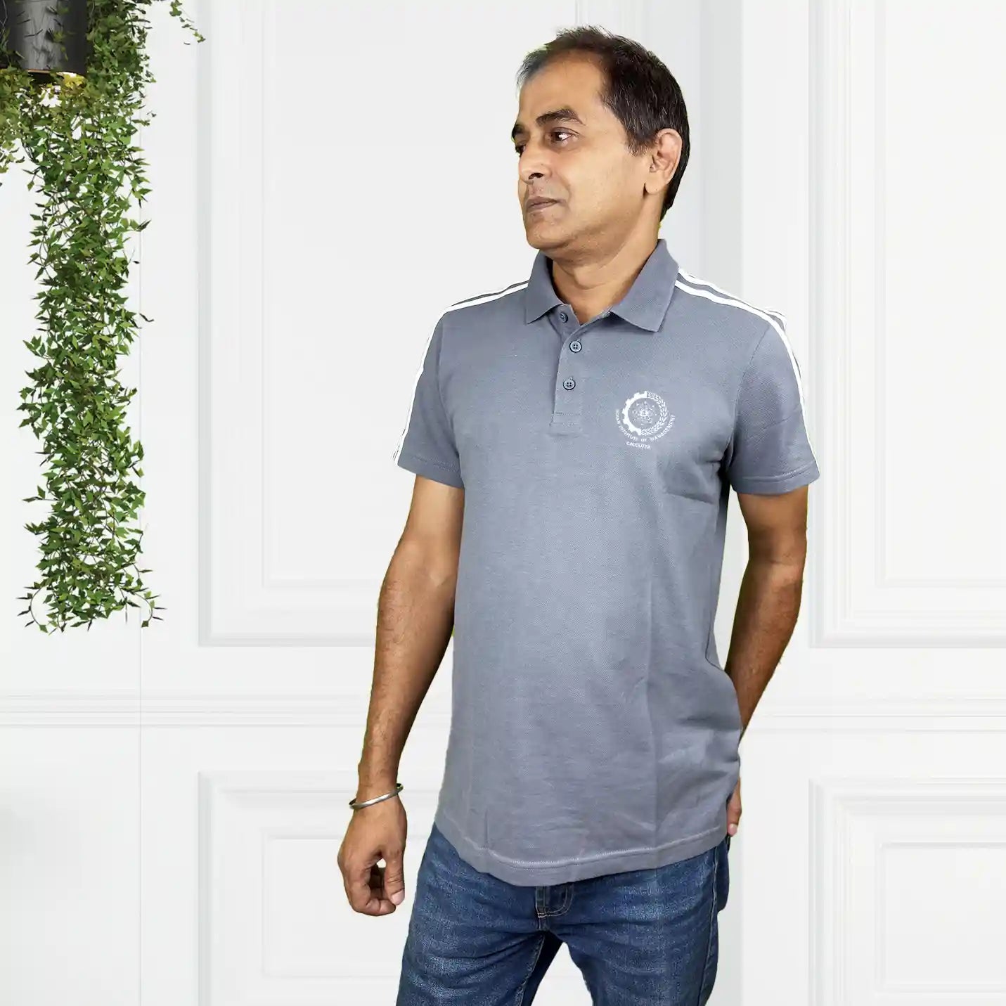 Signature IIMC Alumni Adidas Polo T-shirts