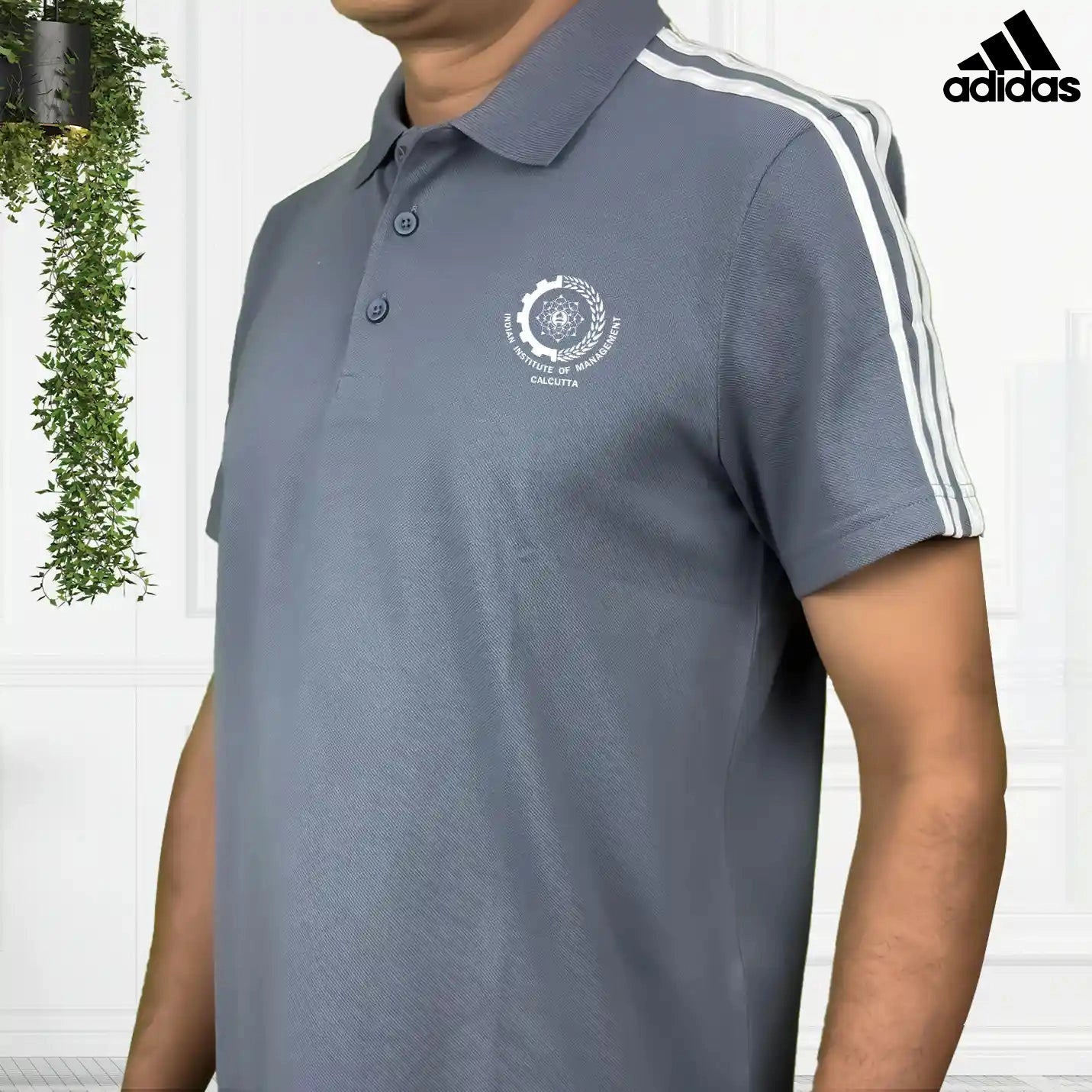 Signature IIMC Alumni Adidas Polo T-shirts