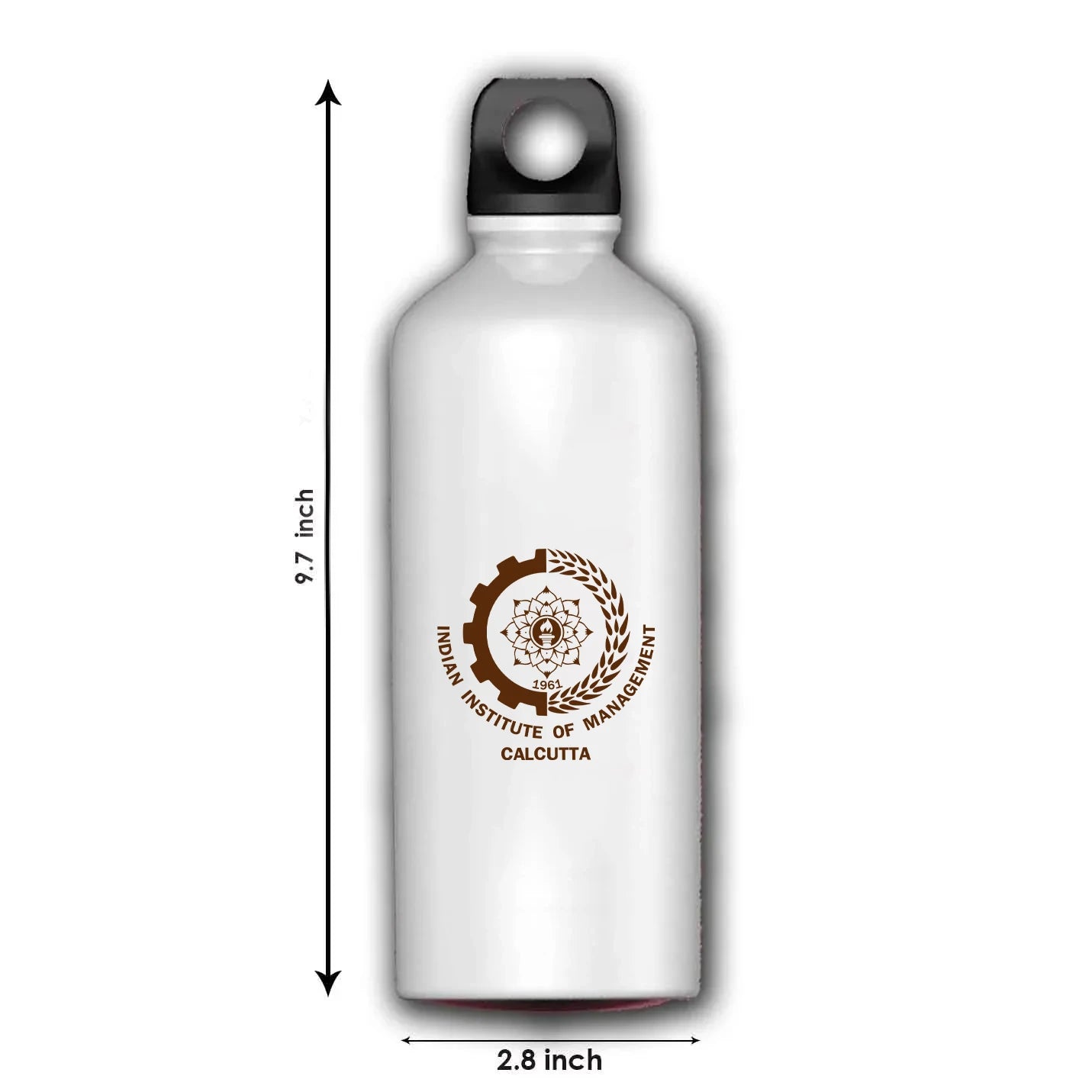 Travel-friendly IIMC Merchandise Logo Engraved Bottle