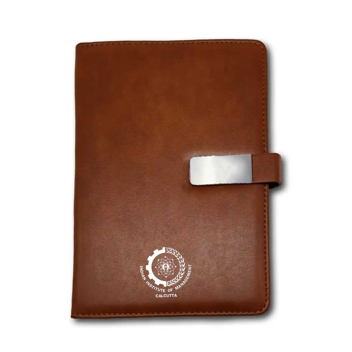 Elite IIMC Logo Tan Leather Diary with Flap