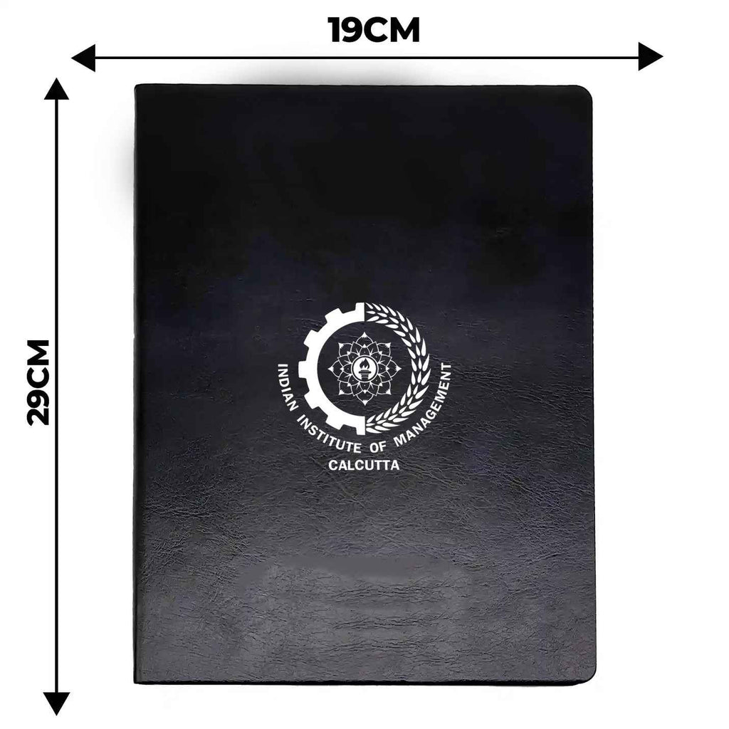 Classic IIMC Logo Economy A5 Black Diary