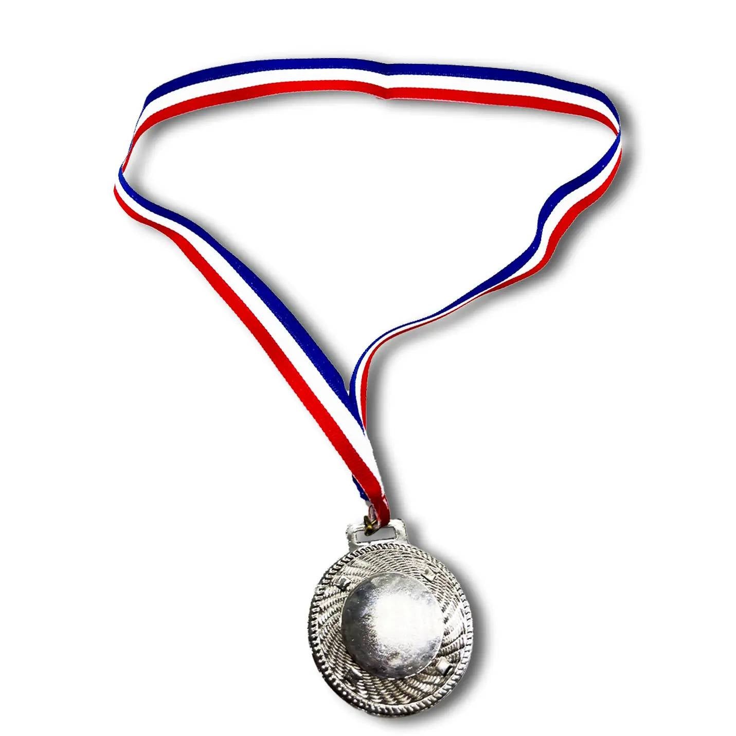 Silver Glory Award Medal with Tricolour Ribbon