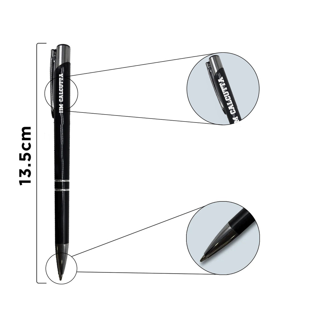 Official IIMC Classic Black Logo Pen
