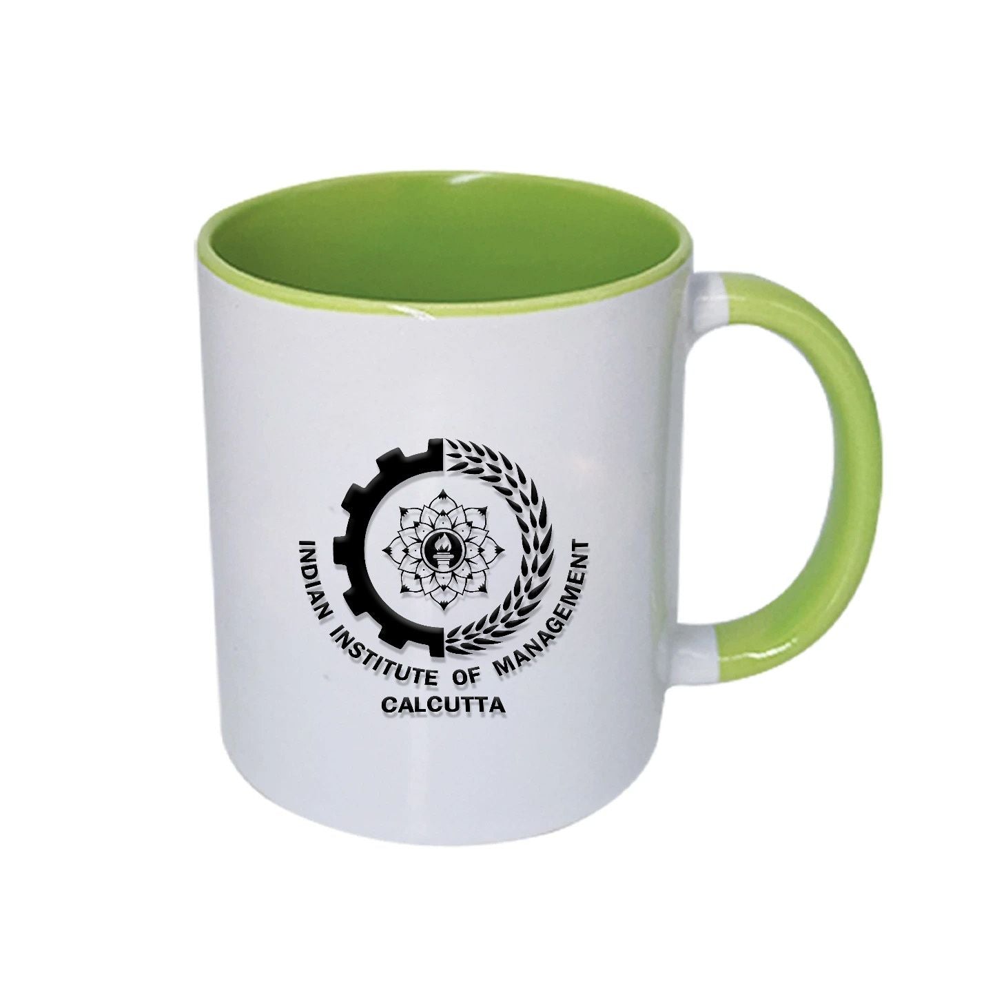 Vintage IIMC Logo White & Green Mugs