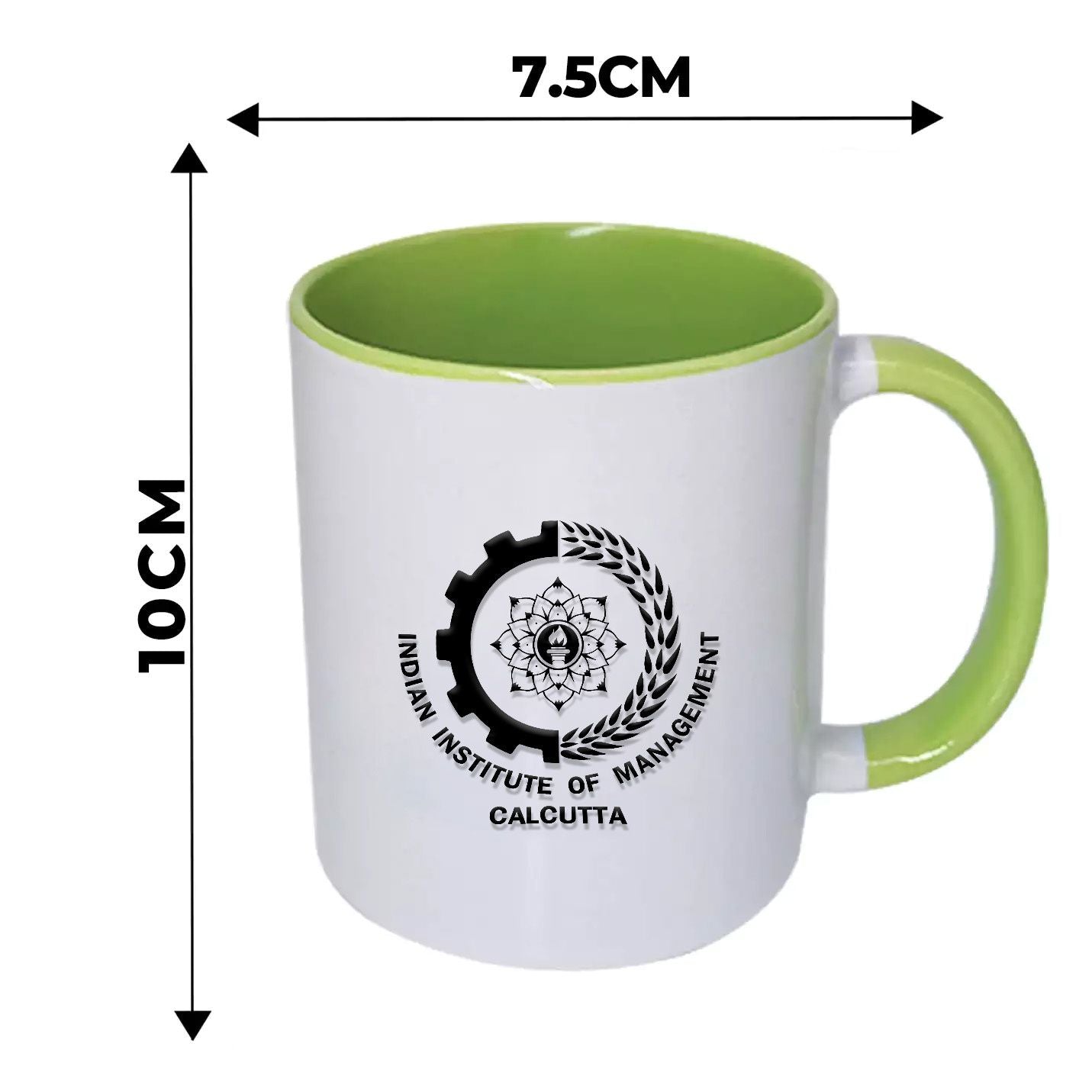 Vintage IIMC Logo White & Green Mugs