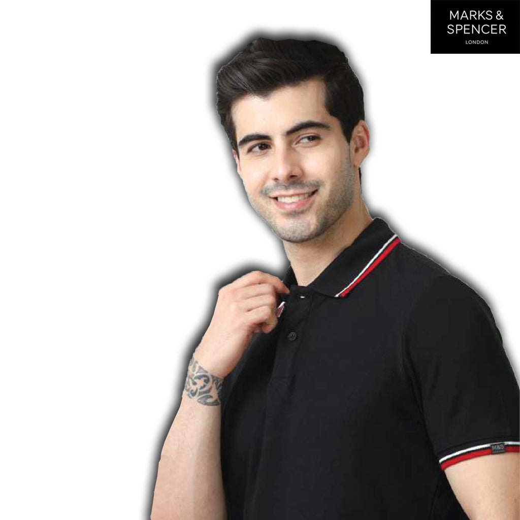 Black & Spencers Polo T-Shirt with IIMC Logo