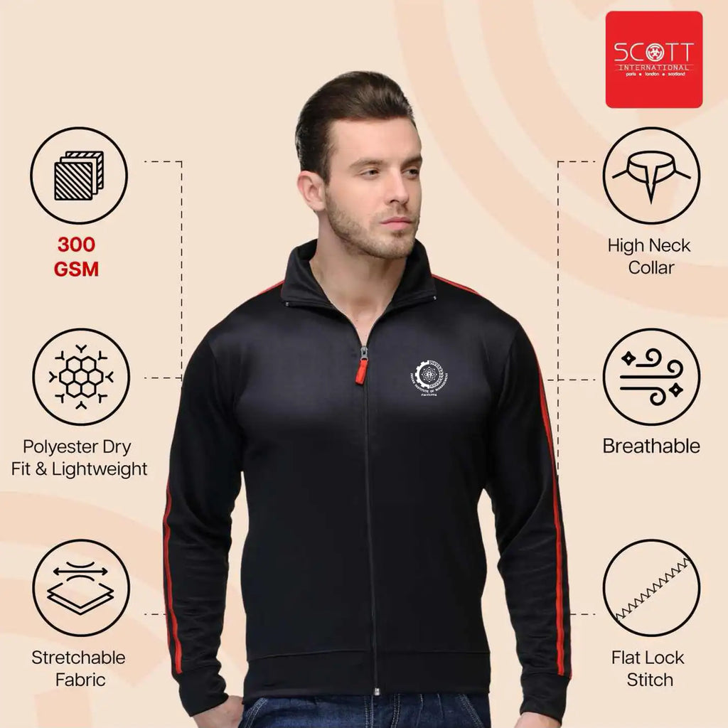 Essential IIMC Merchandise Black Striper Jacket