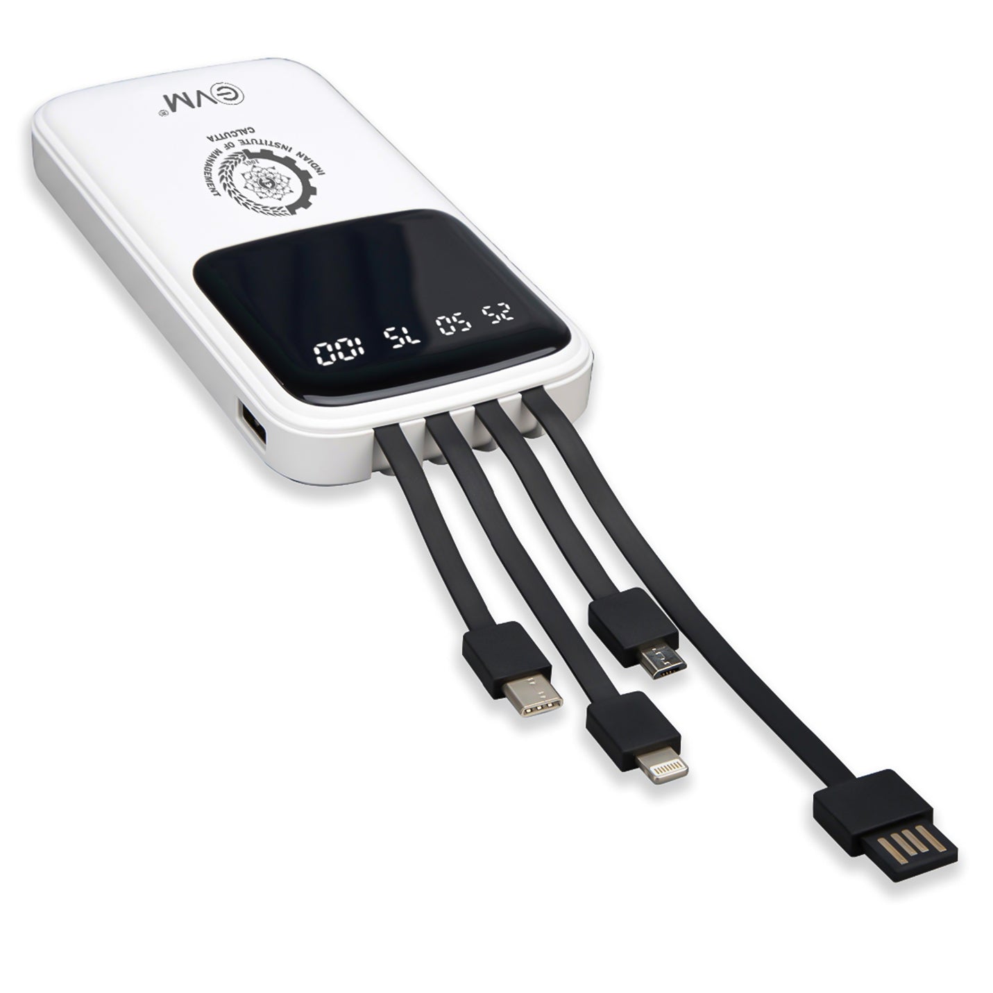 White Personalised Smart Encase Power Bank 