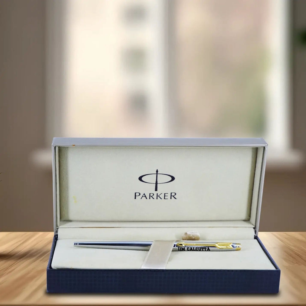 Slim & Shiny IIMC Metal Engraved Parker Pen