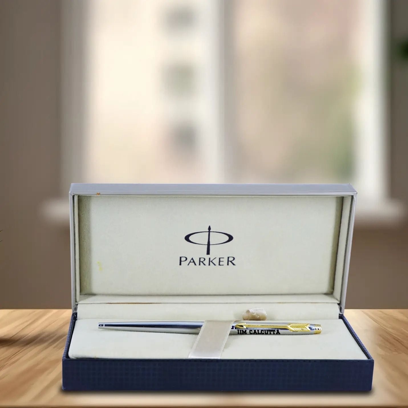 Slim & Shiny IIMC Metal Engraved Parker Pen