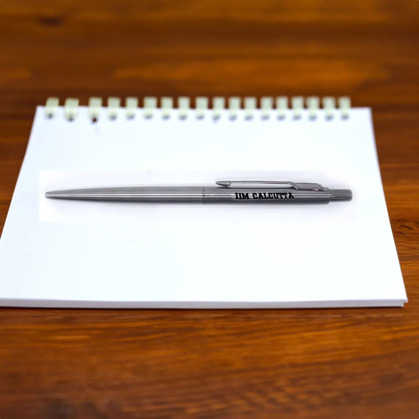 Laser IIMC Engraved black Luxury pen