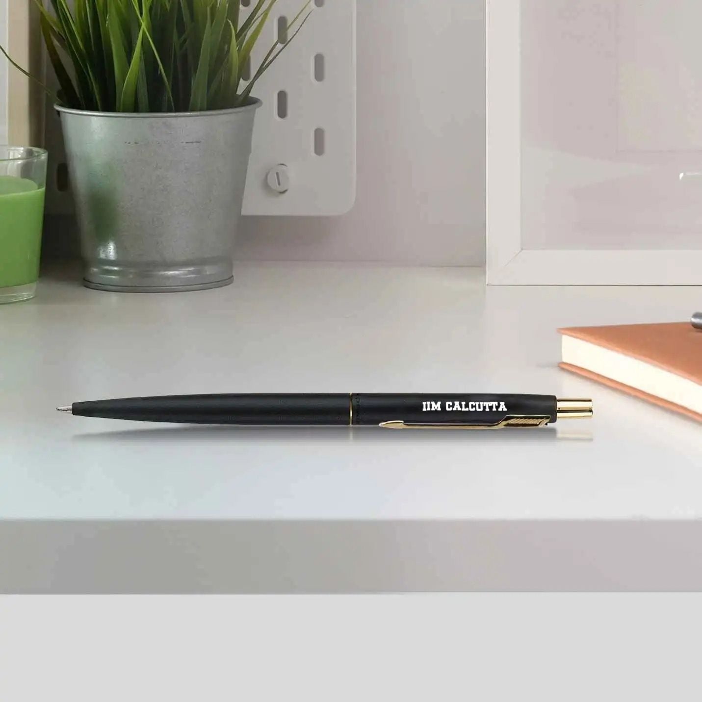 Luxury IIMC merchandice Matte Black Pen with Gold Finish