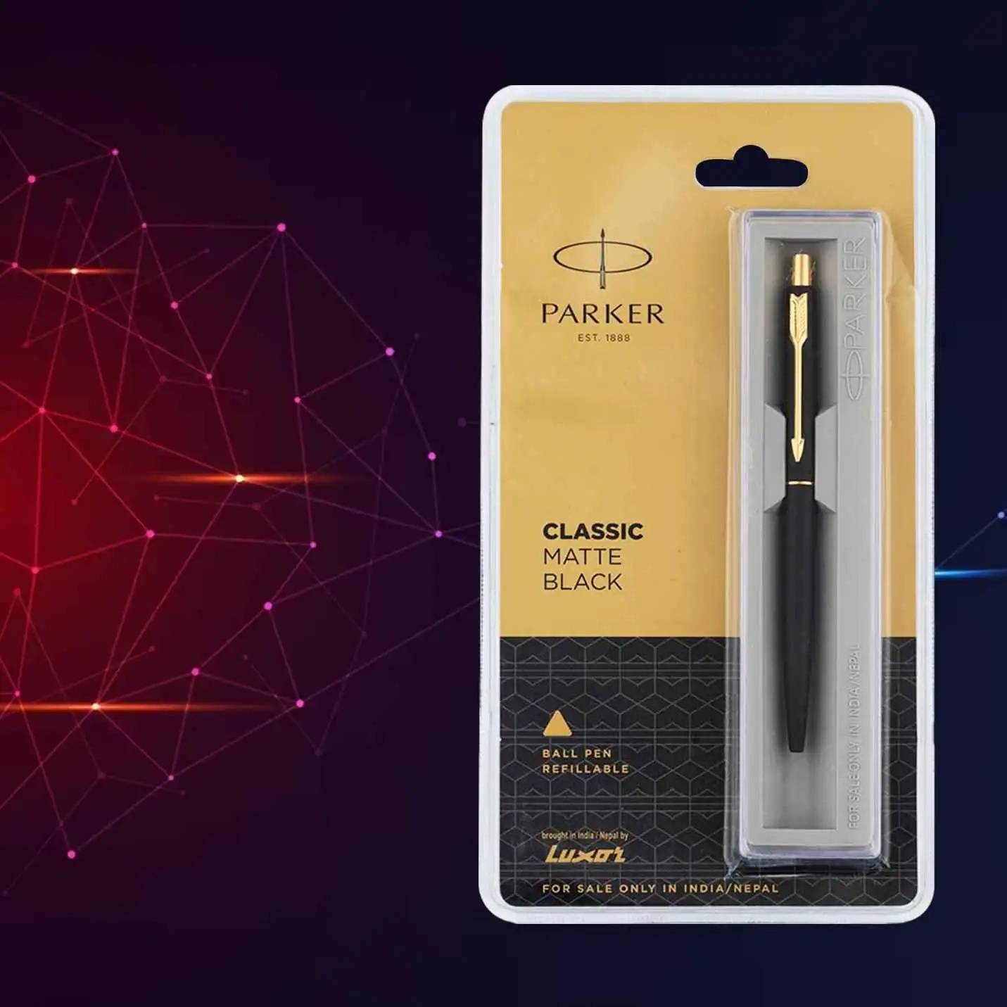 Luxury IIMC merchandice Matte Black Pen with Gold Finish