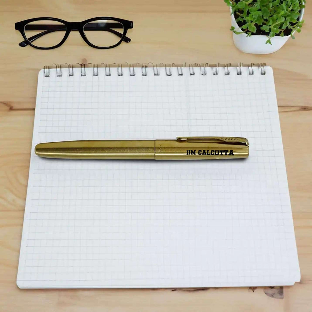 Elite IIMC Merchandise Executive Black Metal Engraved Pen