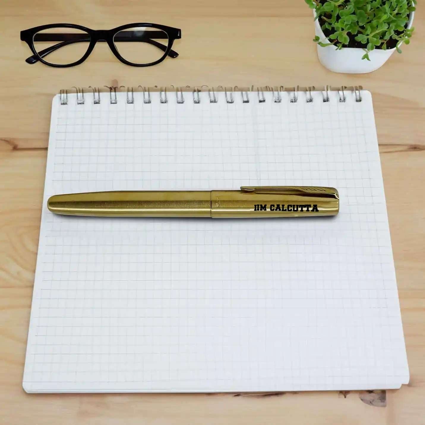 Elite IIMC Merchandise Executive Black Metal Engraved Pen