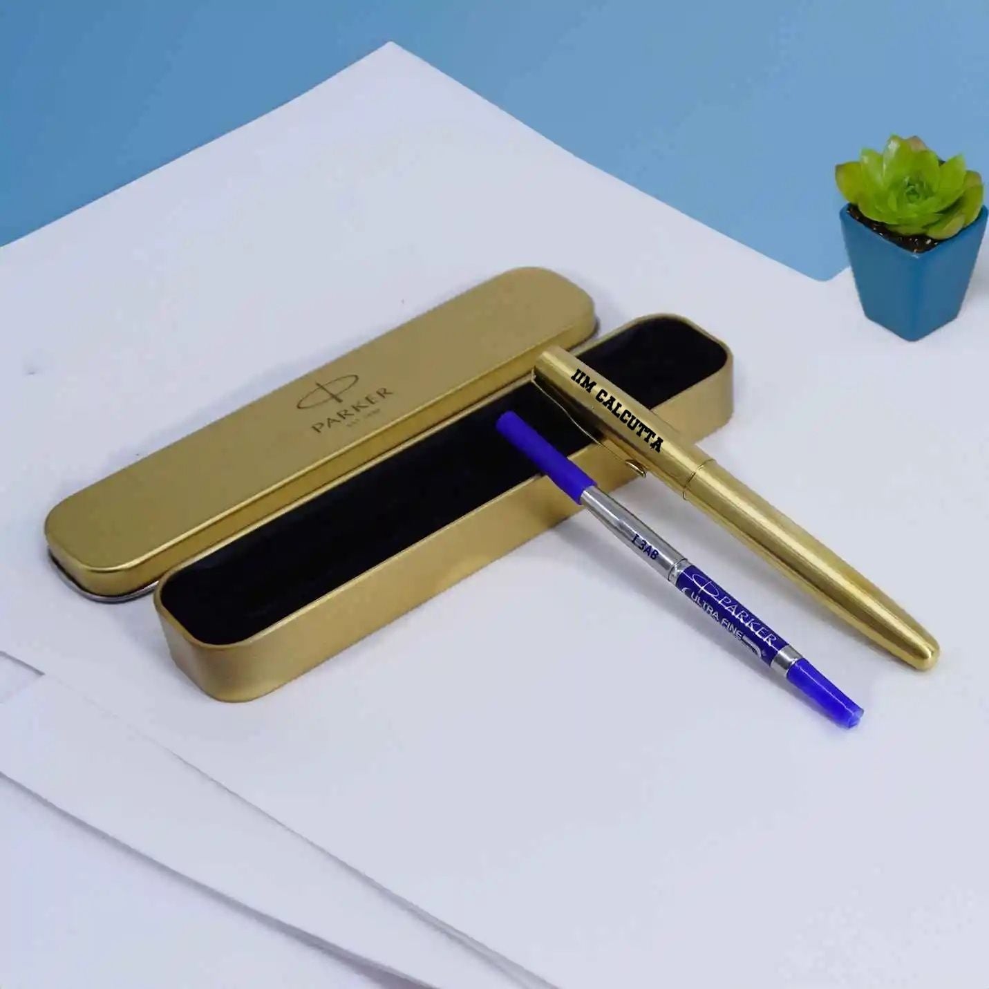 Elite IIMC Merchandise Executive Black Metal Engraved Pen