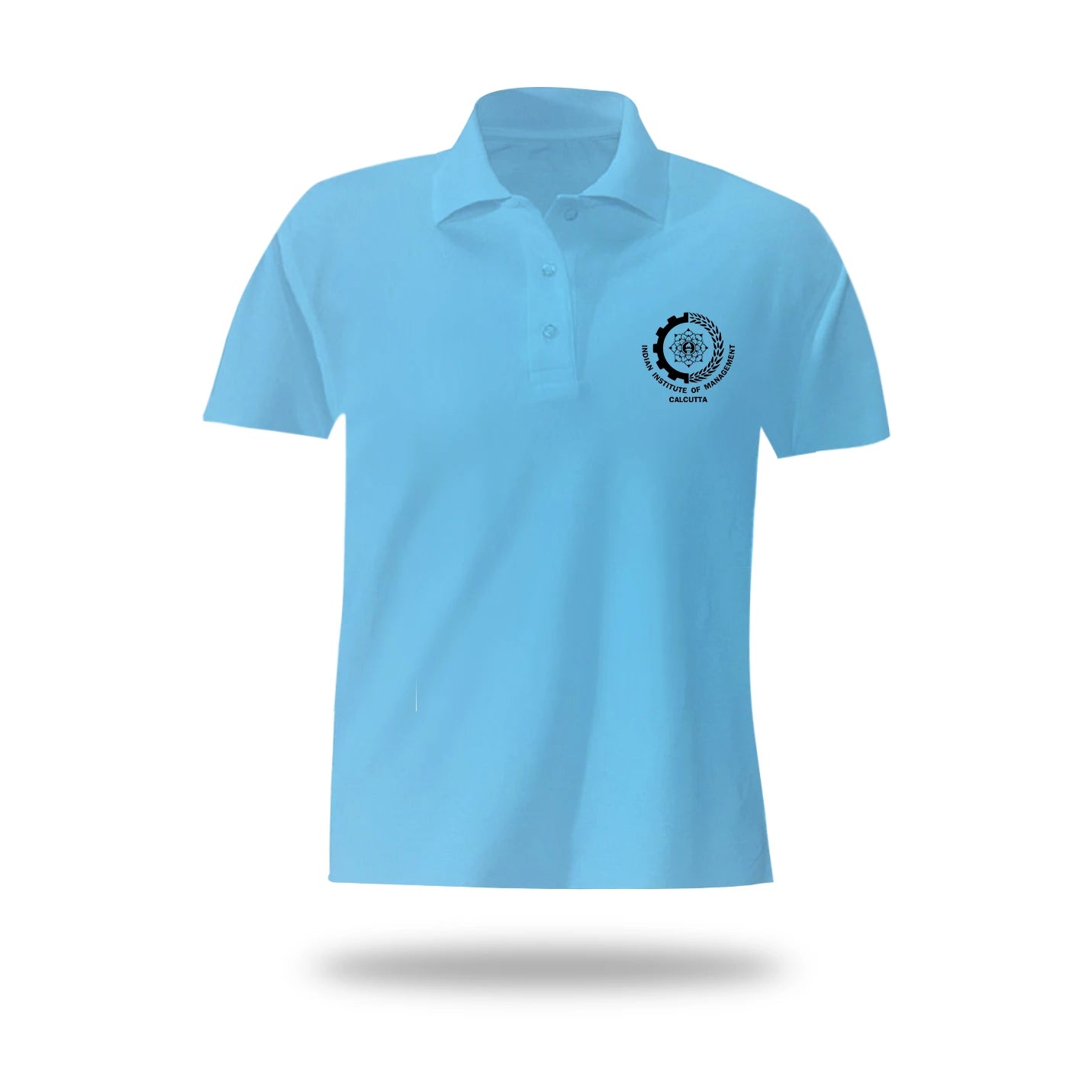 Minimalist Polo Neck Blue IIMC T-shirts