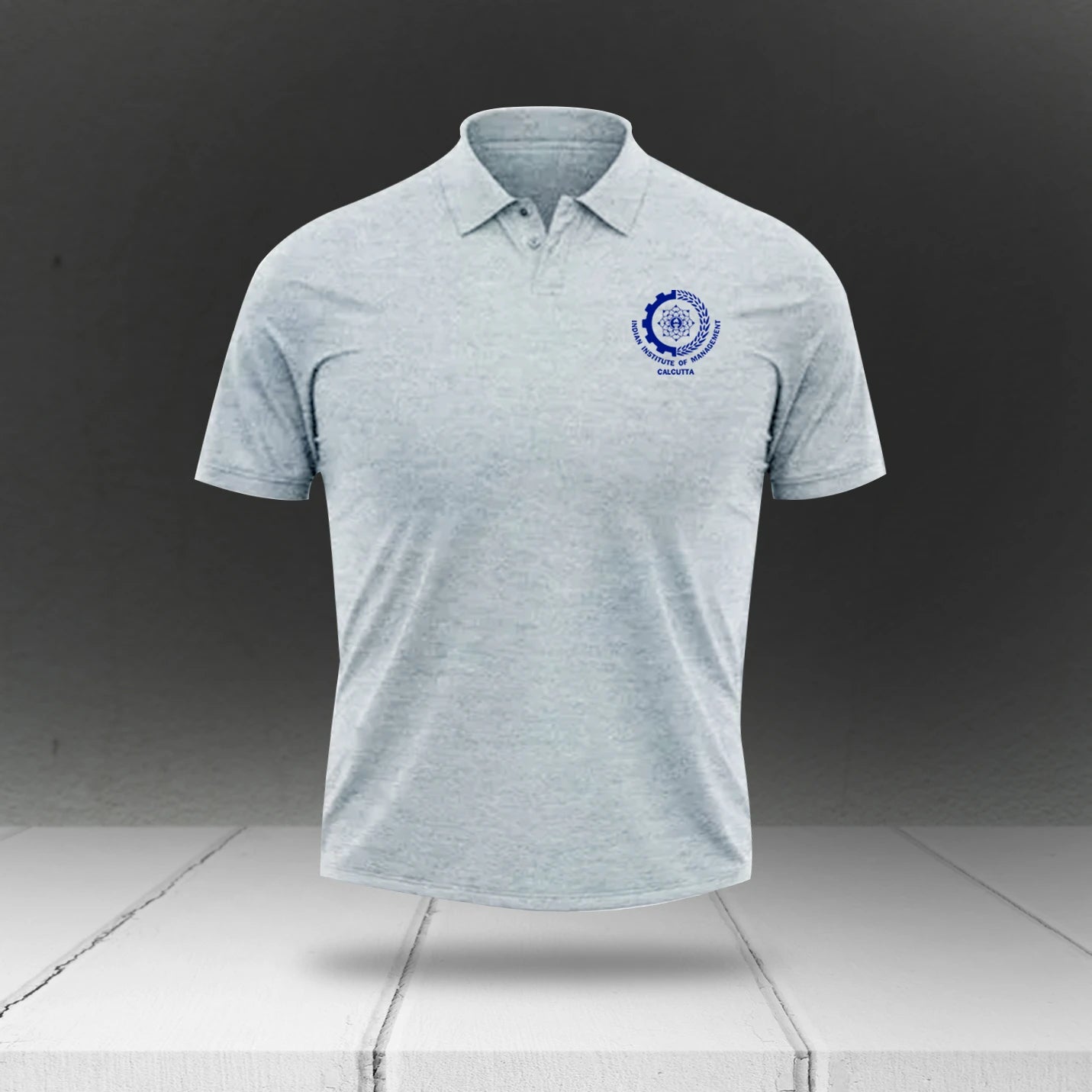 Vibrant  Polo Neck Grey IIMC T-shirts
