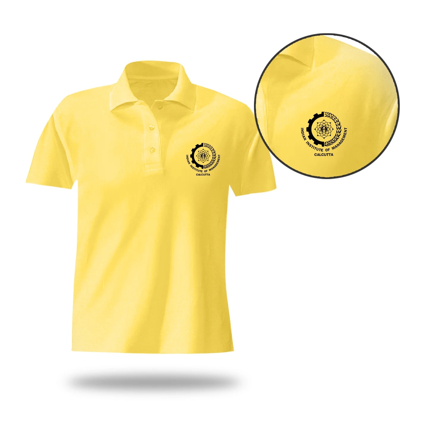 Basic  Polo Neck Yellow IIMC T-shirts