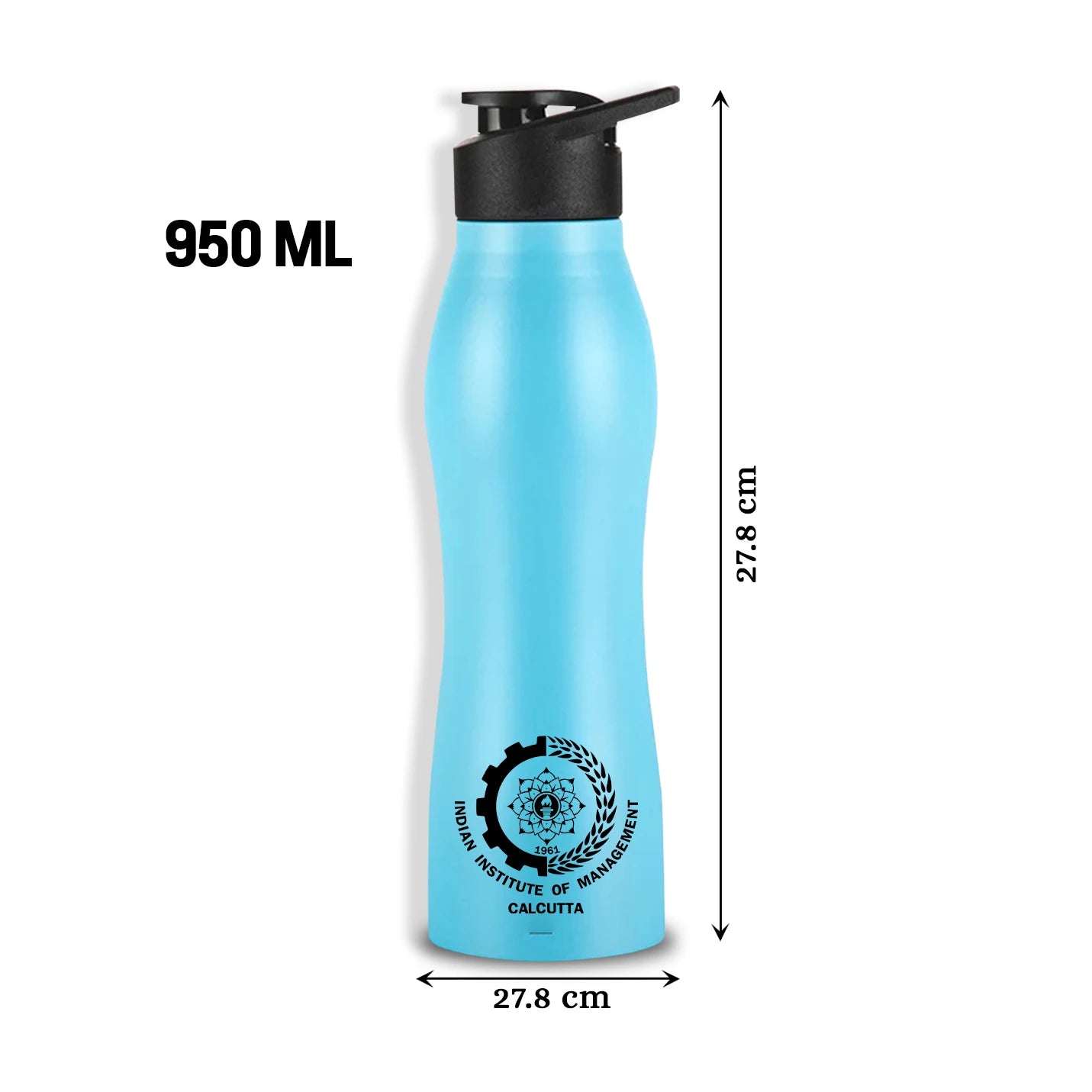 Premium IIMC Blue Edition Borosil Hydration Bottle