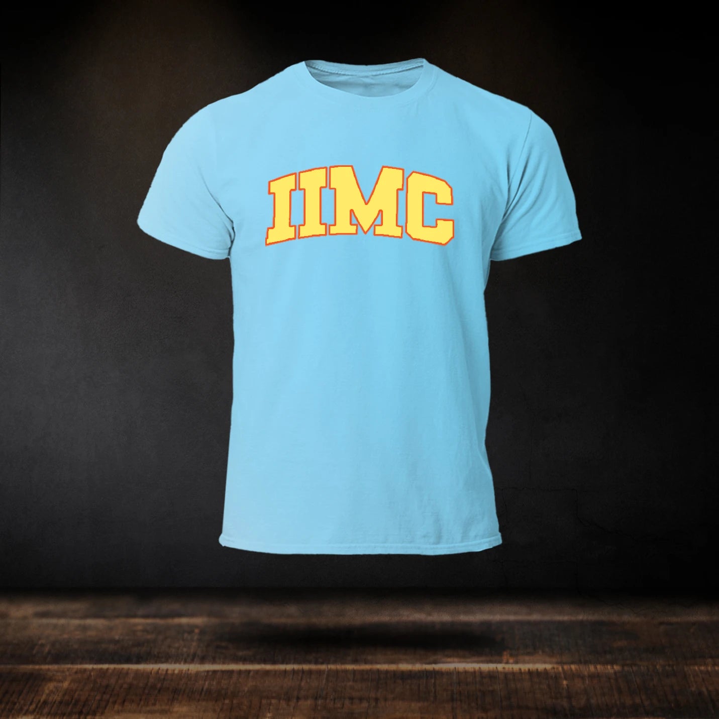 Classic Round Neck Blue IIMC Merchandise T-shirts