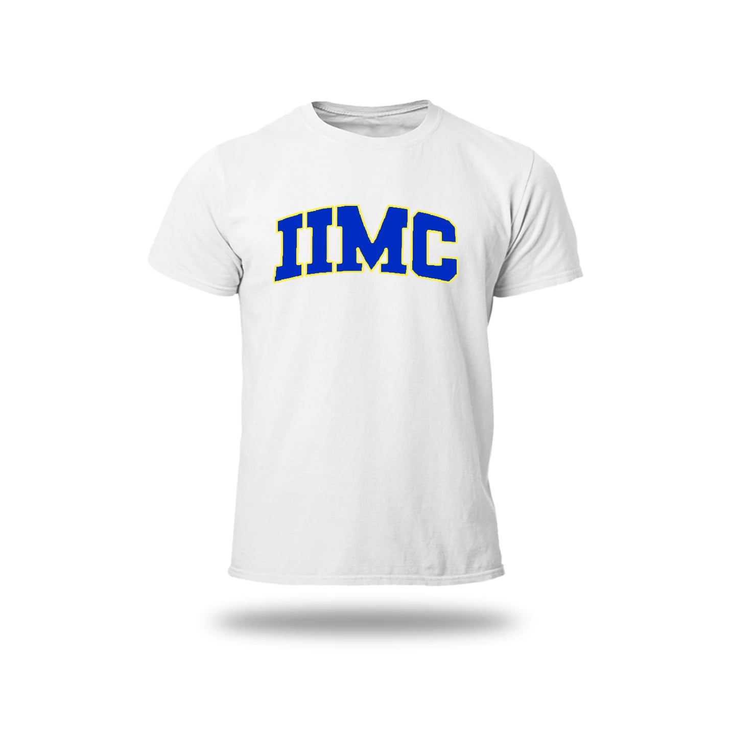 Ultimate Round Neck White IIMC Emblazoned T-shirts