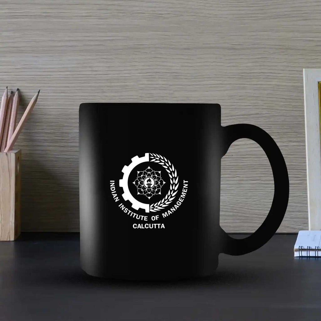 Premium IIMC Merchandise Sandcarved Black Mugs
