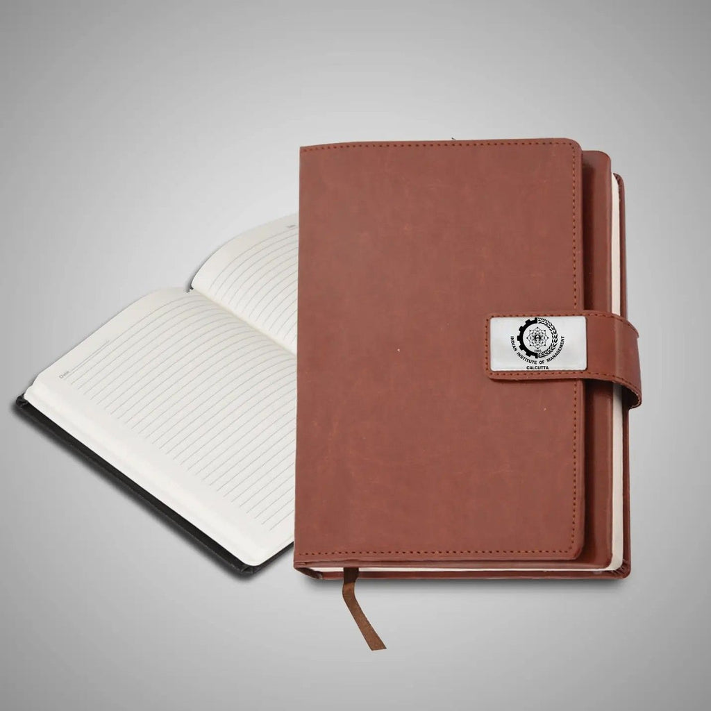 Official IIMC Brown Diary & Mars Pen Gift Combo