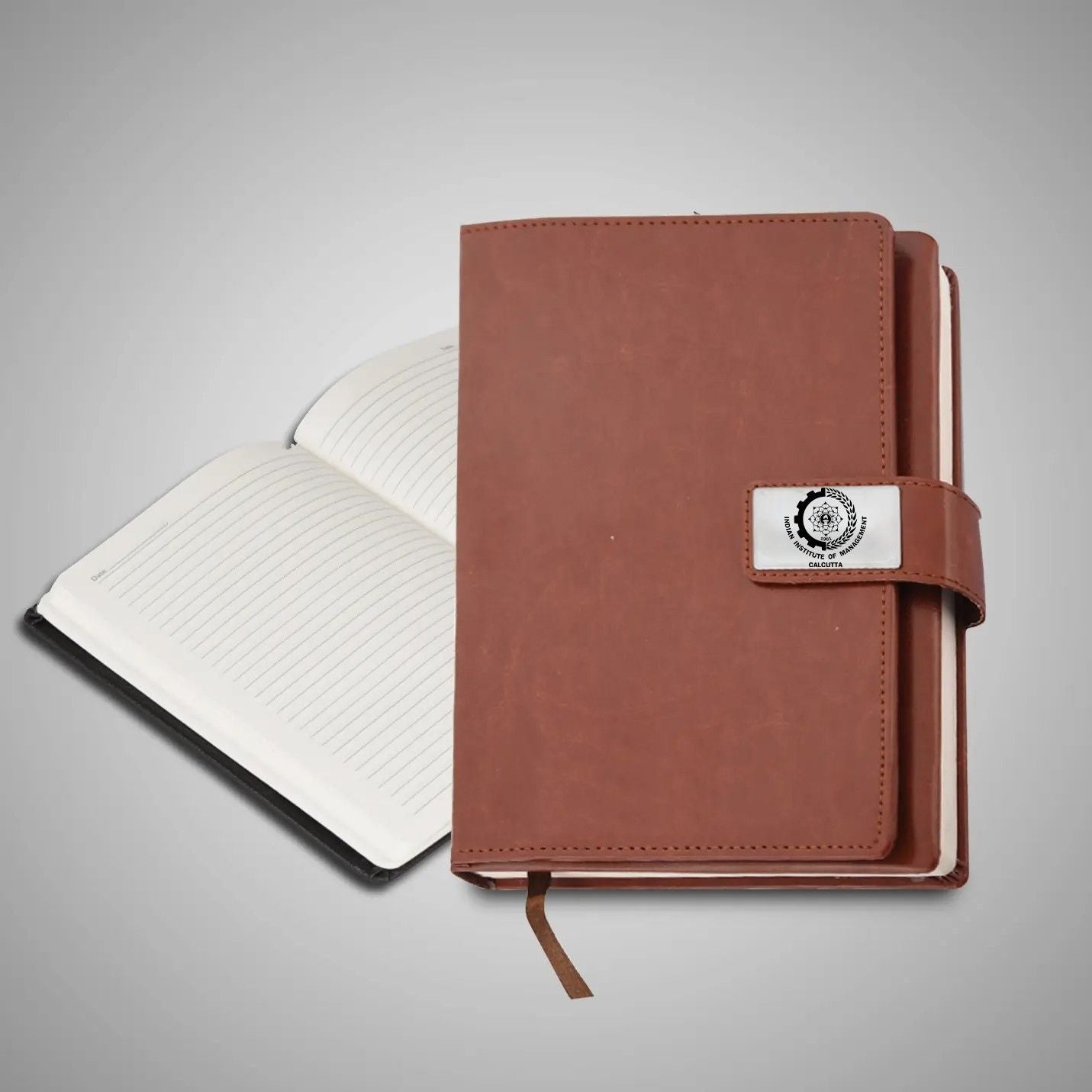 Official IIMC Brown Diary & Mars Pen Gift Combo