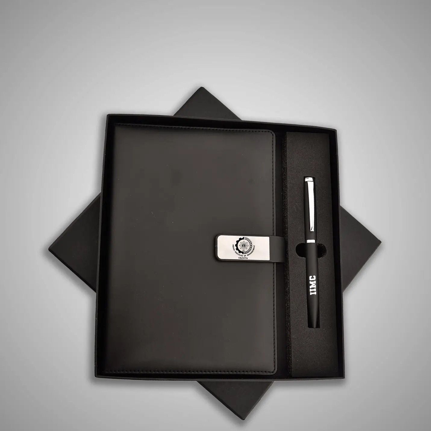 Elegant IIMC Diary and Pen Gift Set