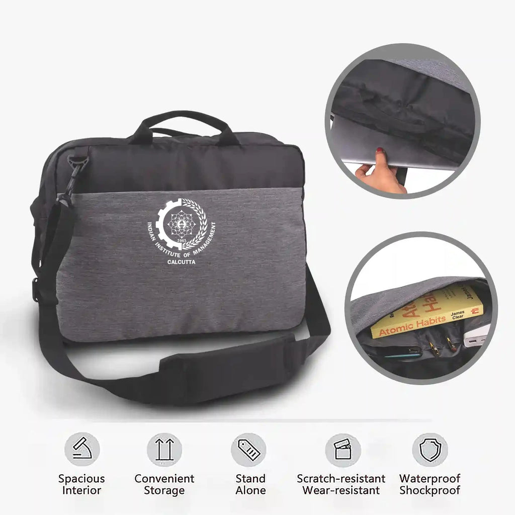 IIMC Branded Convertible Laptop Sling Bag