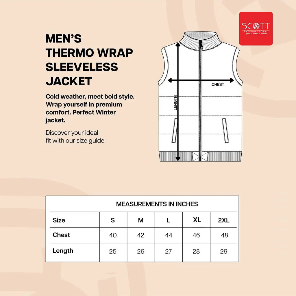 IIMC Logo Sleeveless Drak Grey Thermo Wrap Jacket 