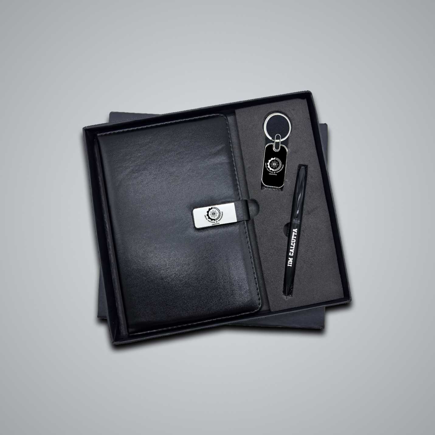 Elegant Gift Pack – Pen, Diary & IIMC Logo Keychain
