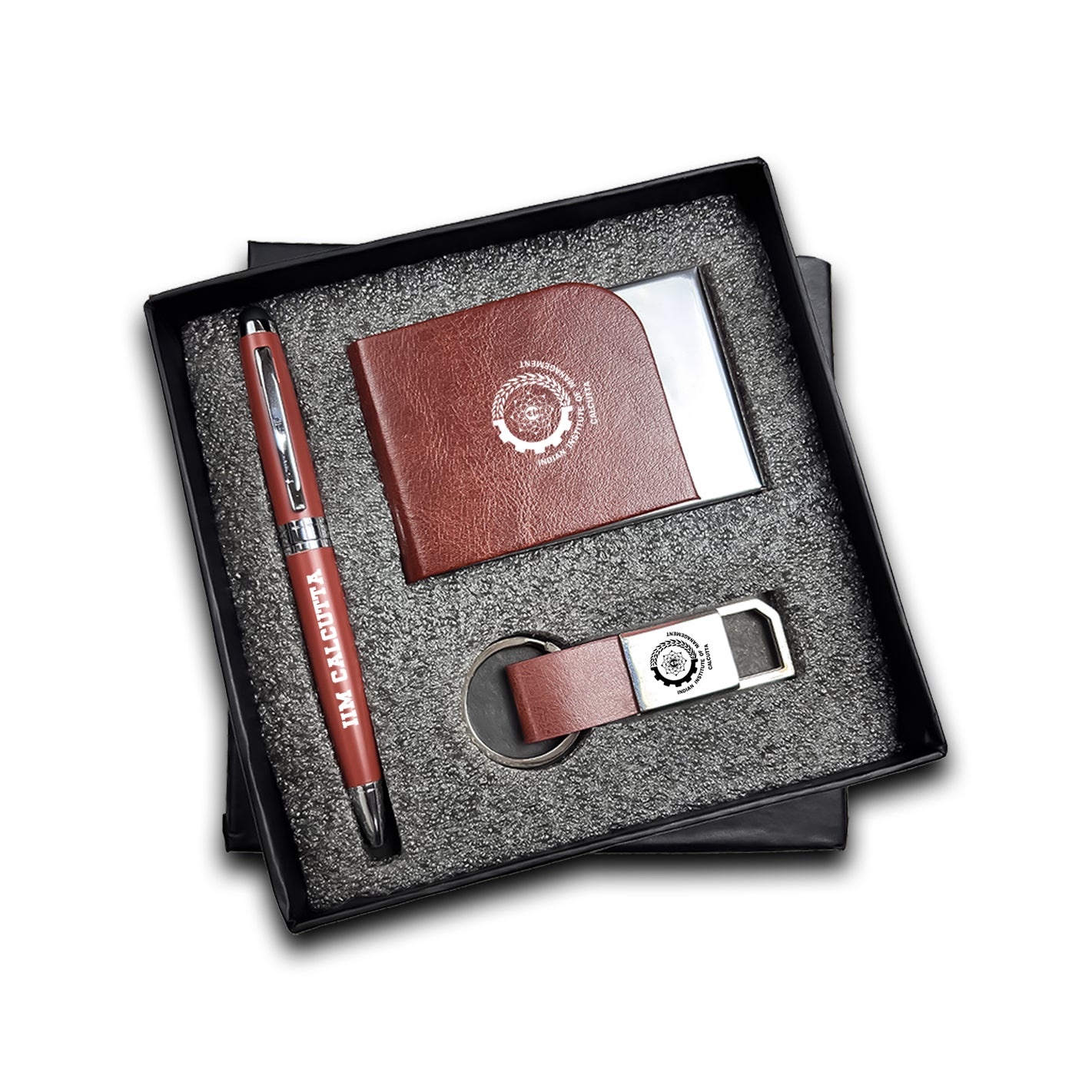 Exclusive IIMC Gift Set with Pen, Keychain & Visiting Card Holder
