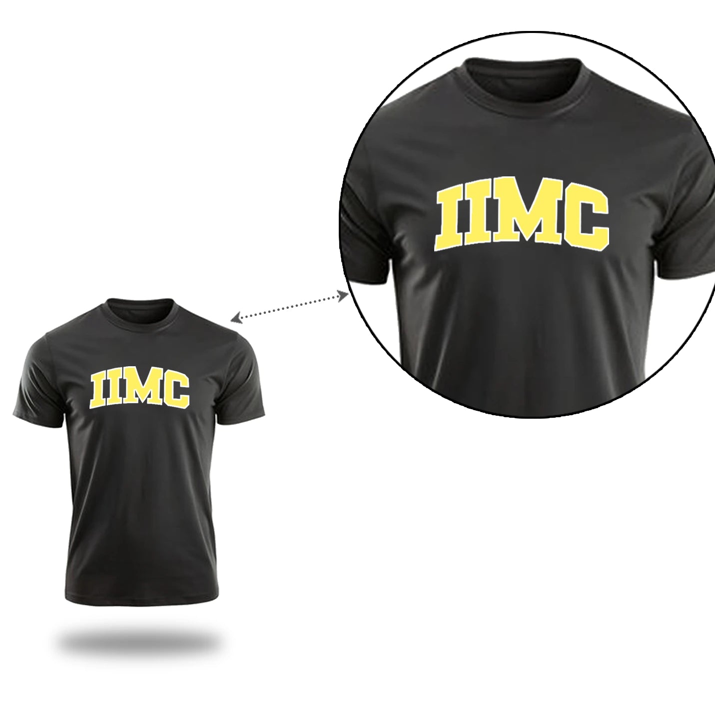 Classic IIMC Round Neck T-Shirt in Deep Grey