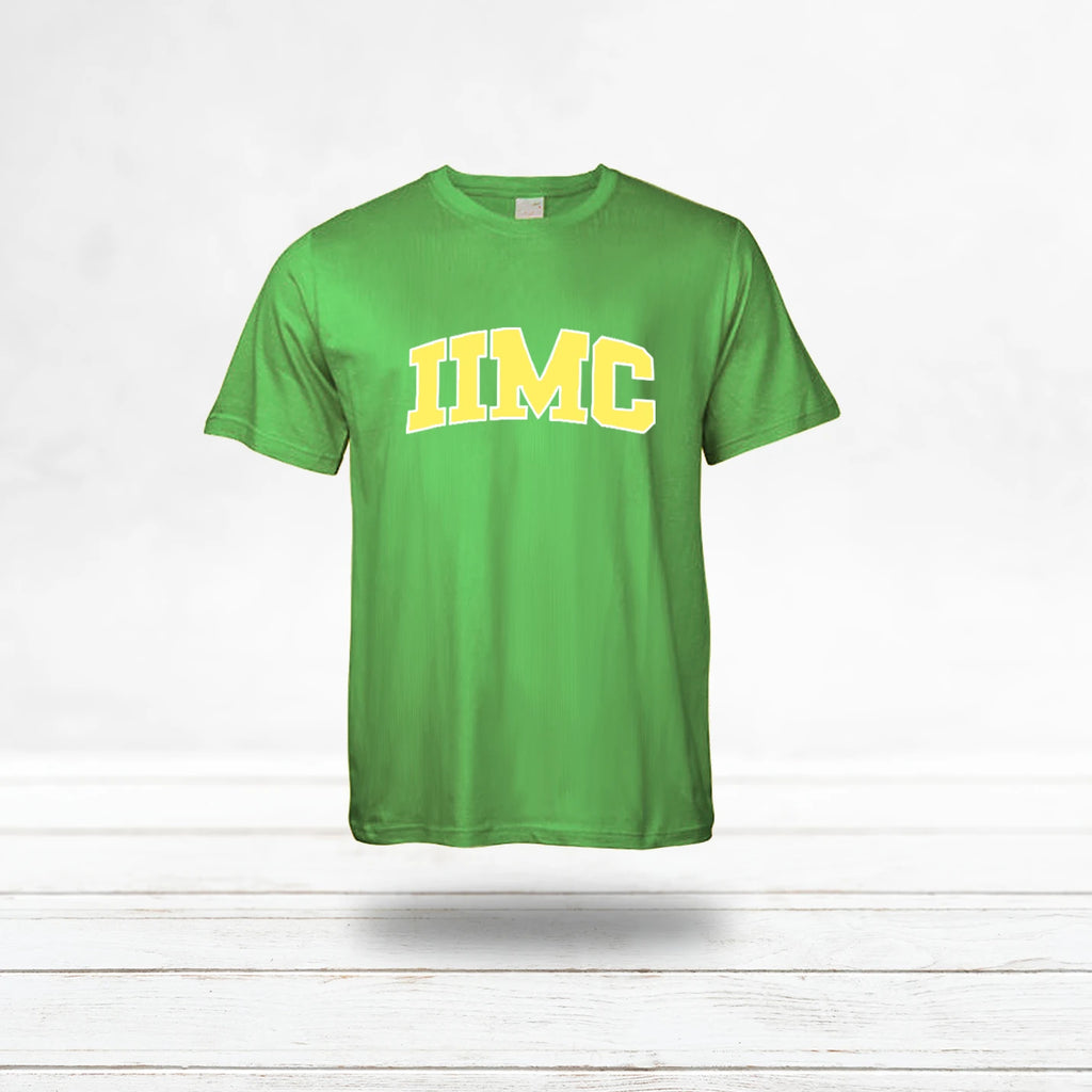 Unisex Green Round Neck IIMC T-Shirt