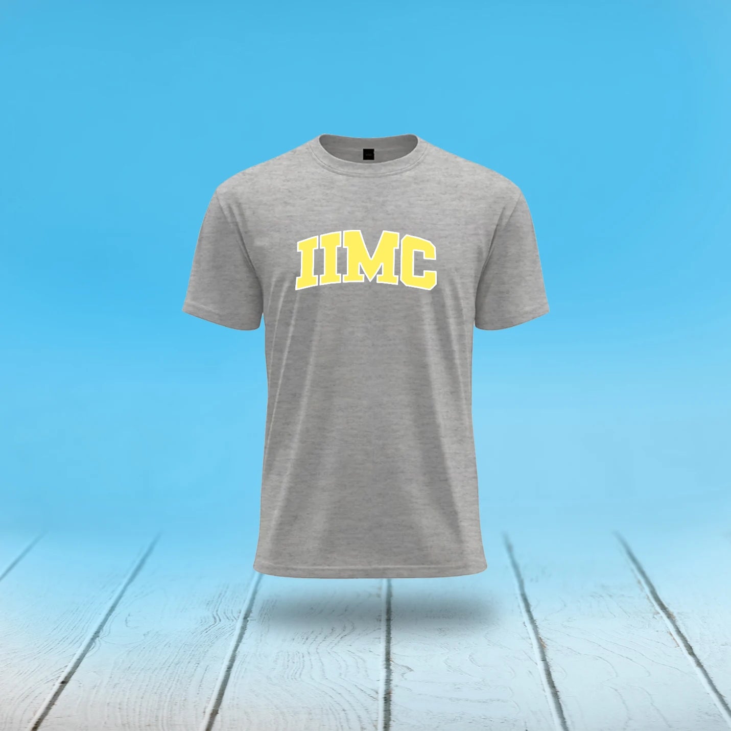 Unisex Grey Round Neck IIMC T-Shirt
