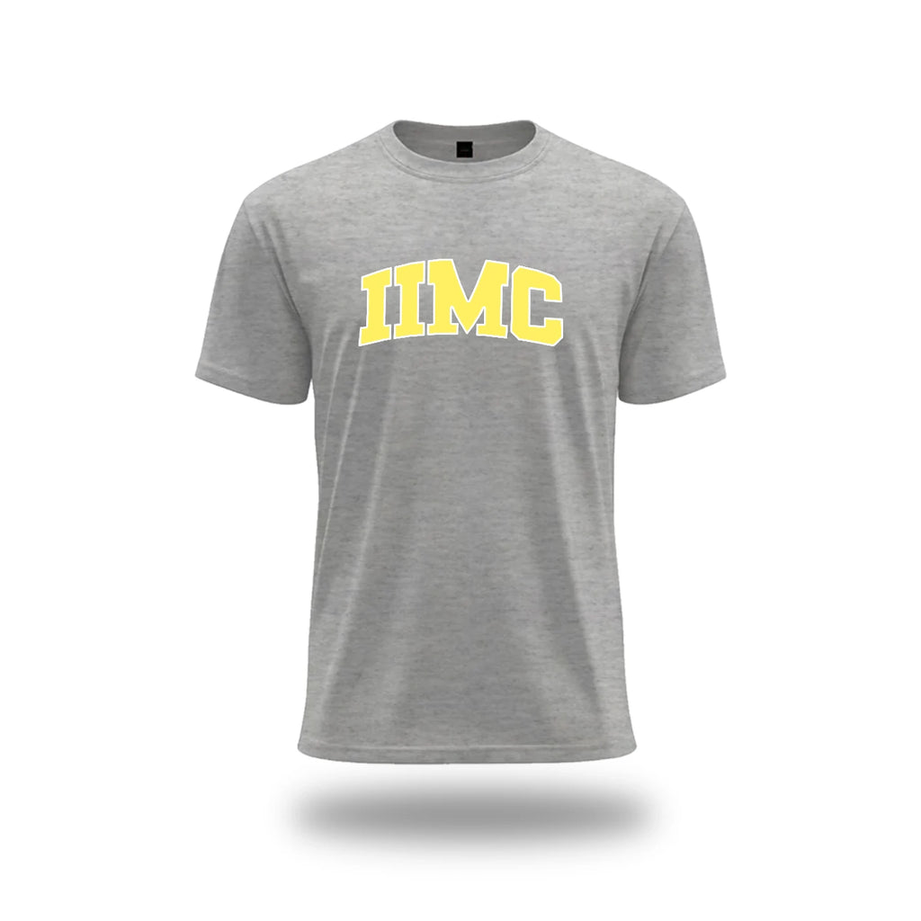 Unisex Grey Round Neck IIMC T-Shirt