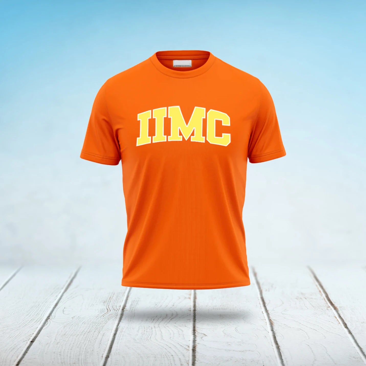 Bold IIMC Classic Orange T-Shirt Campus Wear