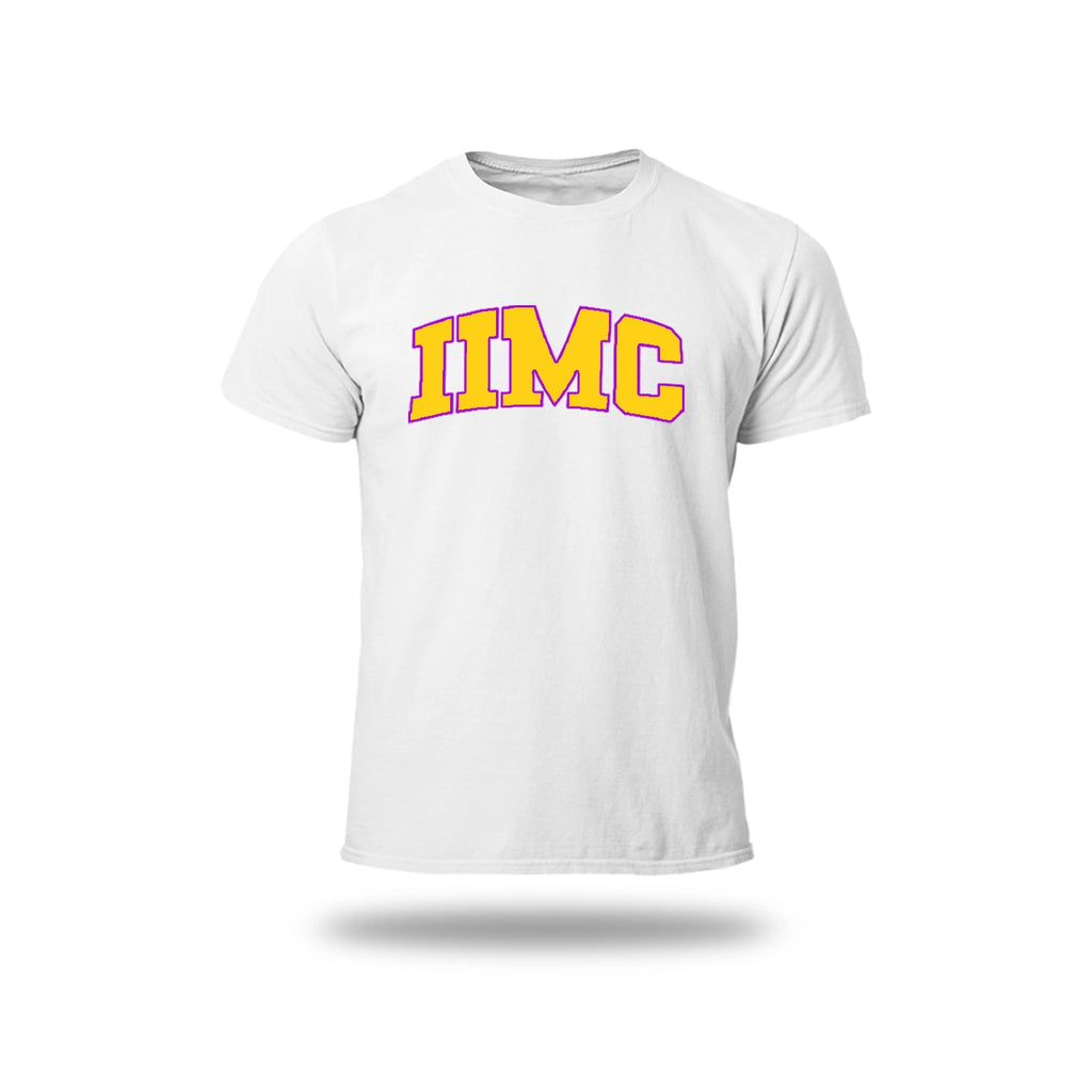 Round Neck White IIMC T-Shirt