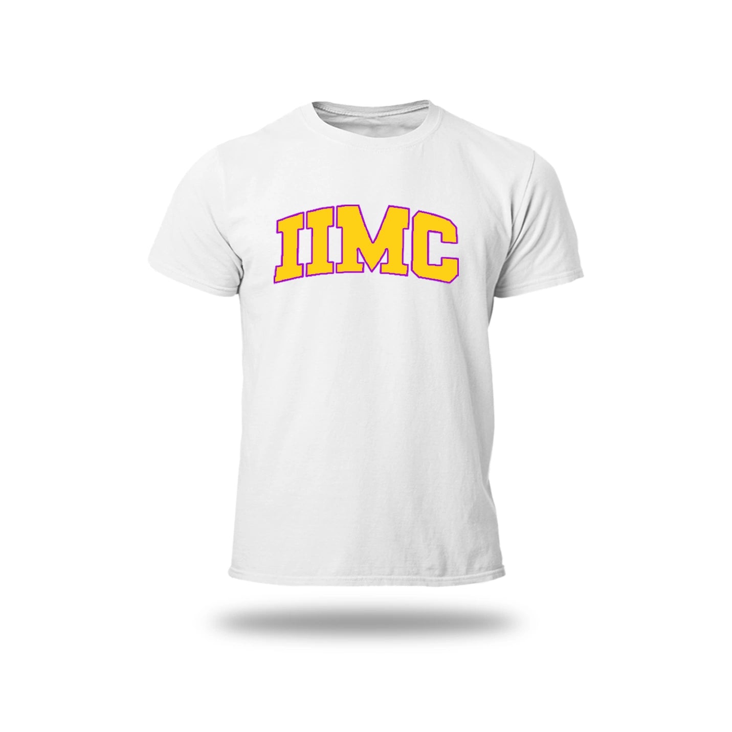 Round Neck White IIMC T-Shirt