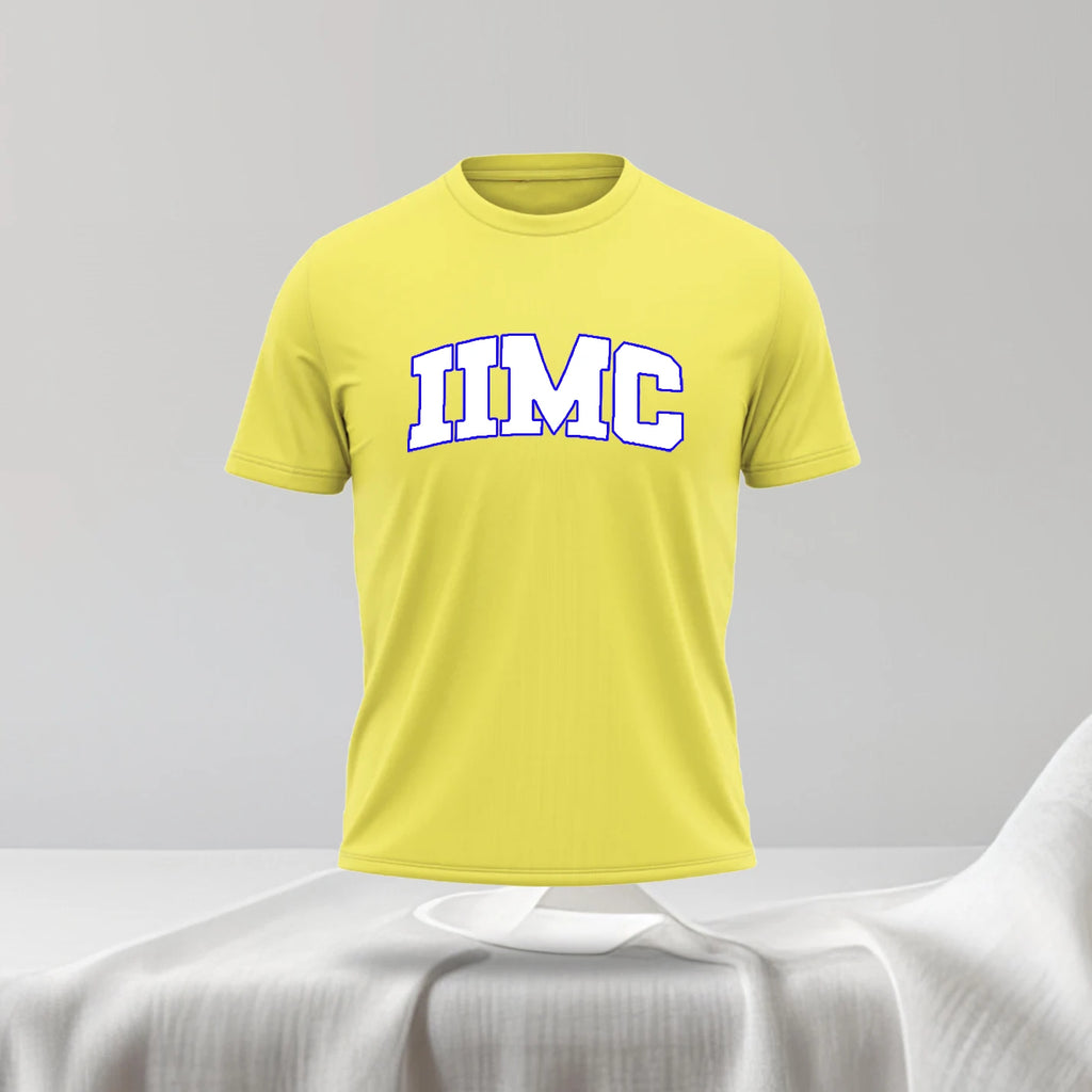 Bold IIMC Lettered  Yellow T-Shirt – IIM Calcutta Edition