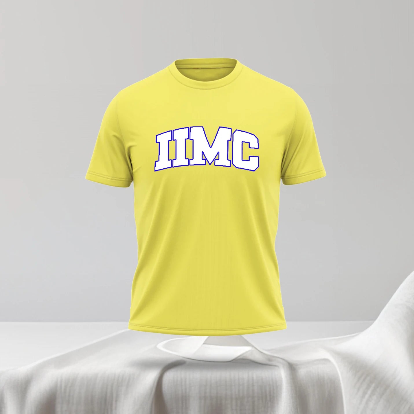 Bold IIMC Lettered  Yellow T-Shirt – IIM Calcutta Edition
