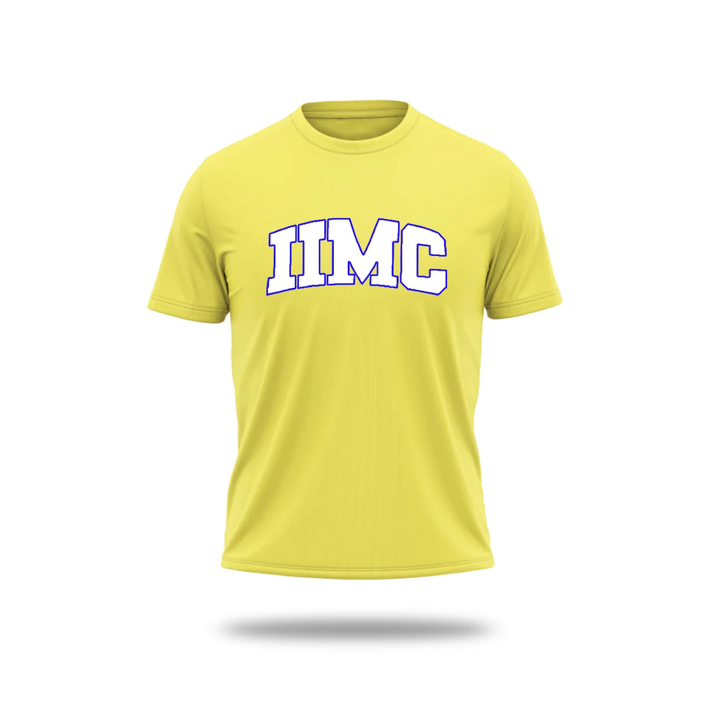 Bold IIMC Lettered  Yellow T-Shirt – IIM Calcutta Edition