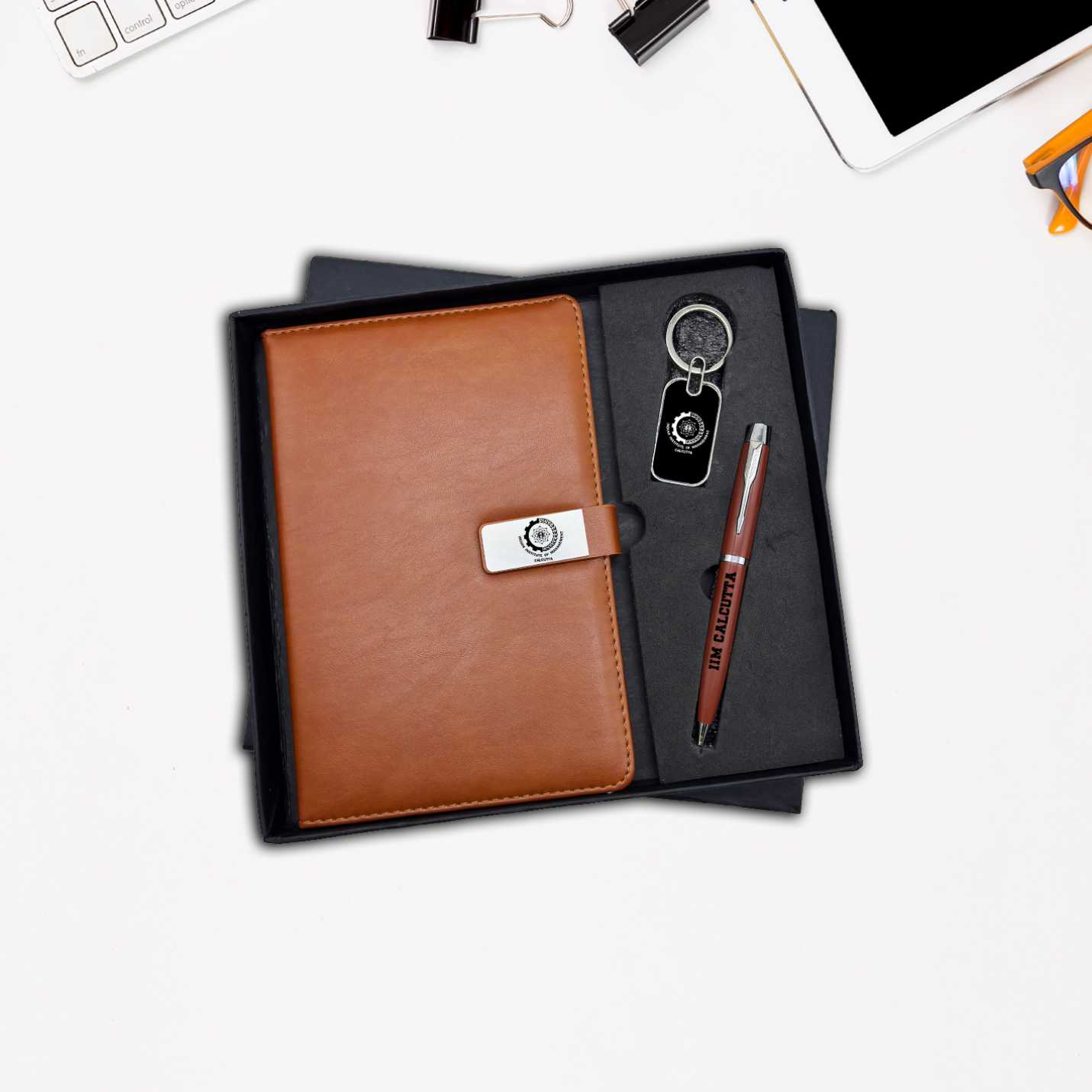 Collector’s Edition Gift Set – Diary, Pen & IIMC Keychain