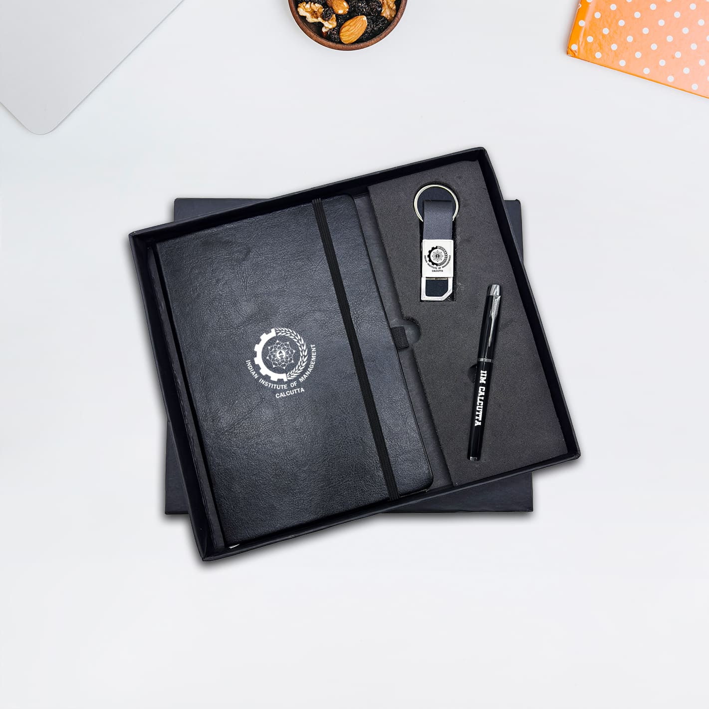 Premium Gift Pack with IIMC Pen, Diary & Keychain