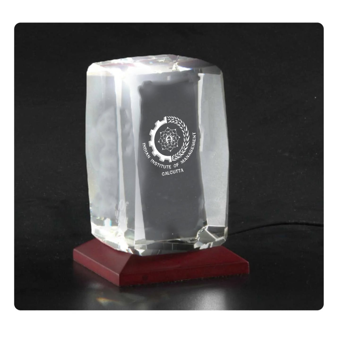 Timeless IIMC 3D Crystal Showcase Piece