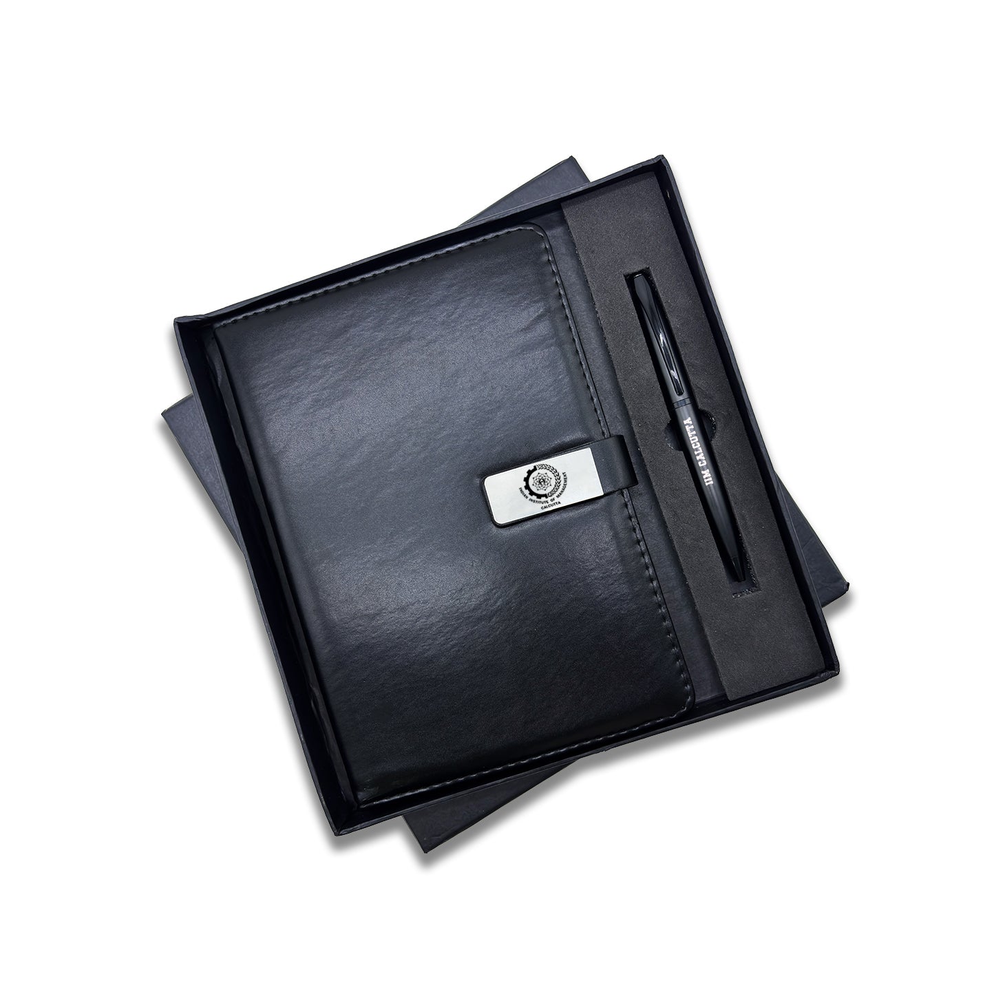 IIMC Logo Black Pen & Diary Gift set